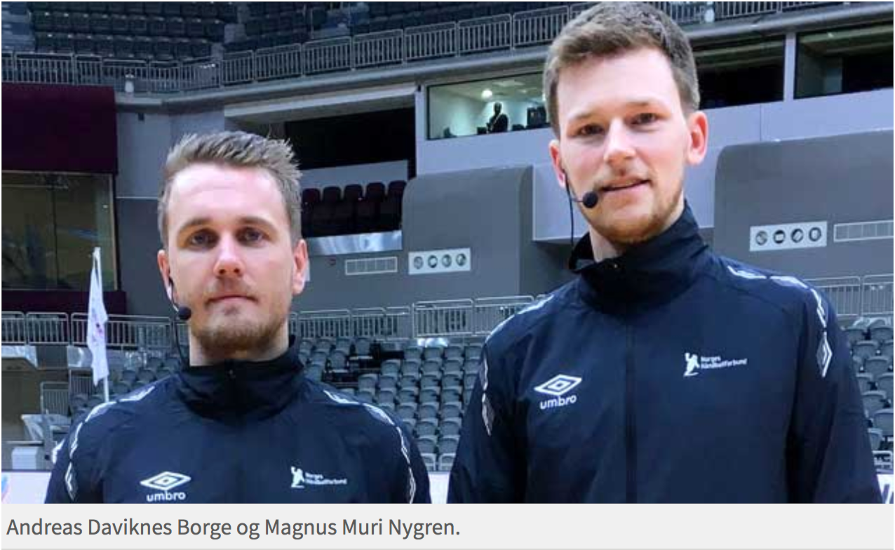 Meldt opp som kandidater til EHF-dommere